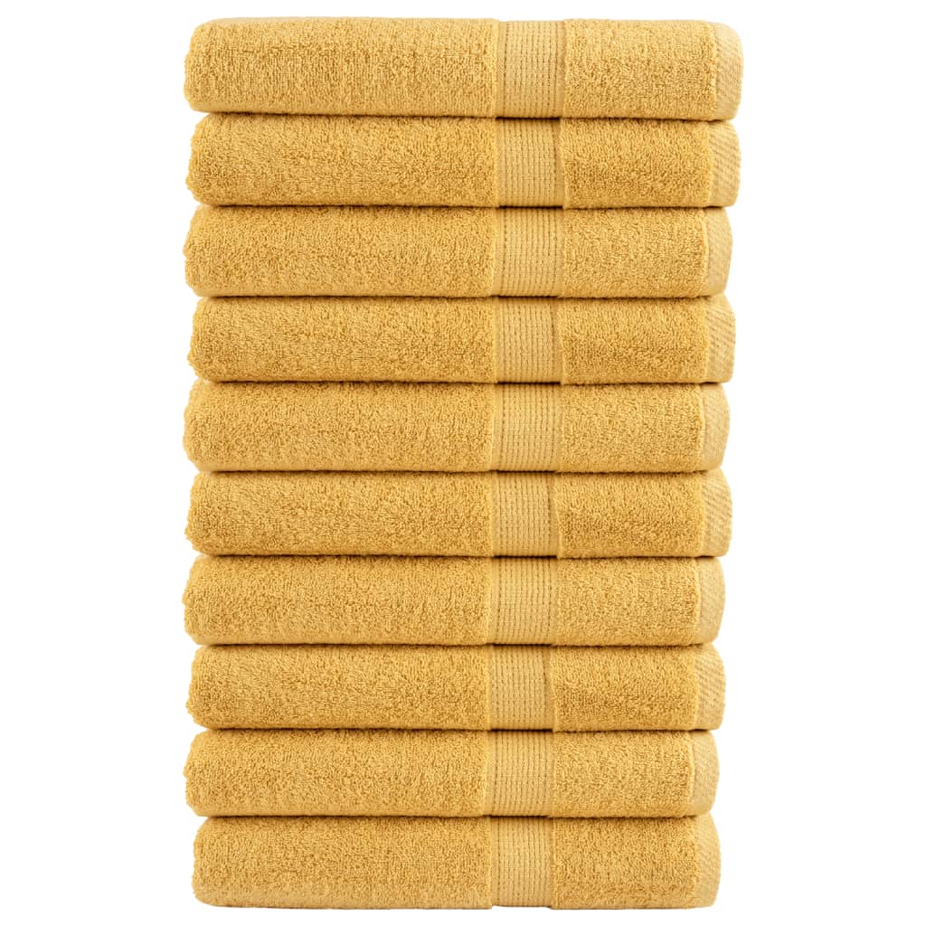 VXL8721012149335_a_en_hd_1.jpg vidaXL Prémiové uteráky do sauny SOLUND 10 ks zlaté 80x200 cm 600 g/m2 – Obrázok 1