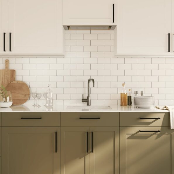 vidaXL Rukoväte na skrinku 10 ks čierne 192 mm nehrdzavejúca oceľ – Obrázok 4