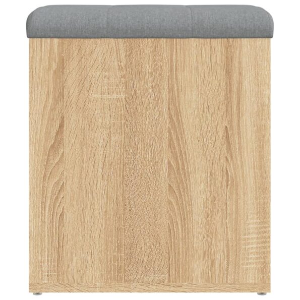 vidaXL Úložná lavička dub sonoma 42x42x45 cm kompozitné drevo – Obrázok 6