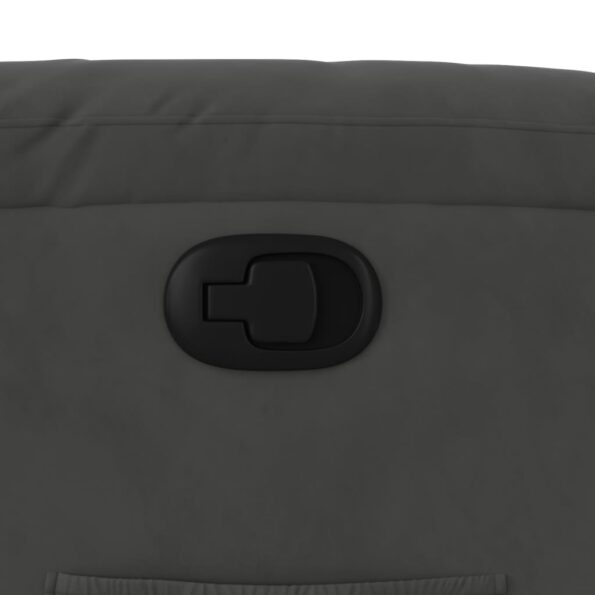 vidaXL Zdvíhacie sklápacie kreslo tmavosivé mikrovláknová látka – Obrázok 11