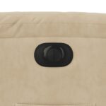 vidaXL Elektrické zdvíhacie sklápacie kreslo krémové mikrovlákn. látka – Obrázok 12