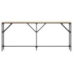 vidaXL Konzolový stolík dub sonoma 180x23x75 cm kompozitné drevo – Obrázok 4