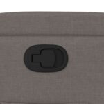 vidaXL Sklápacie kreslo sivohnedé látkové – Obrázok 9