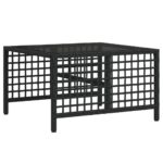 vidaXL 3-dielna rohová záhr. sedacia sada s vankúšmi polyratan čierna – Obrázok 8