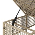 vidaXL 3dielna rohová záhr. sedacia sada vankúšmi mix béžový polyratan – Obrázok 12