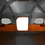 vidaXL Kempingový stan 9 osôb sivý vodeodolný – Obrázok 11