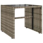 vidaXL 4-dielna záhradná sedacia súprava a vankúše polyratan sivá – Obrázok 5