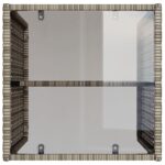 vidaXL 4-dielna záhradná sedacia súprava a vankúše polyratan sivá – Obrázok 7