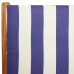 vidaXL Záhradné stoličky 2 ks modré a biele akáciový masív a PP – Obrázok 9