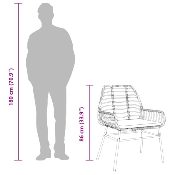 VXL8721012477902_g_en_hd_8.jpg vidaXL Záhradné kreslá 2 ks s vankúšmi hnedé polyratan – Obrázok 10