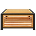 vidaXL Záhradný stôl 68x68x30 cm masívna akácia – Obrázok 4
