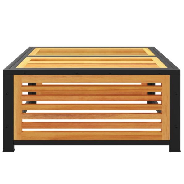 vidaXL Záhradný stôl 68x68x30 cm masívna akácia – Obrázok 4