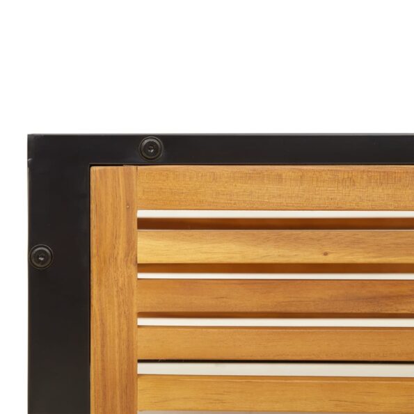 vidaXL Záhradný stôl 68x68x30 cm masívna akácia – Obrázok 7