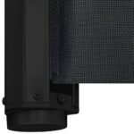 vidaXL Vyťahovacia bránka pre domáce zvieratá čierna 117,5x125 cm – Obrázok 7