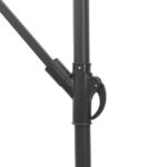 vidaXL Záhradný slnečník s oceľovou tyčou zelený 246x246x230 cm – Obrázok 10