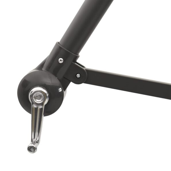 vidaXL Záhradný slnečník s oceľovou tyčou zelený 246x246x230 cm – Obrázok 11