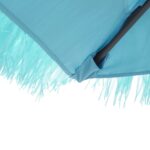 vidaXL Vonkajší slnečník s oceľovou tyčou modrý 269x269x235 cm – Obrázok 8
