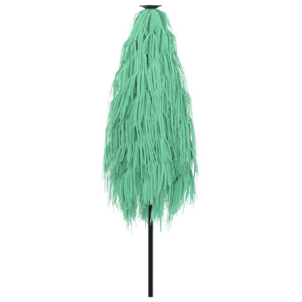 vidaXL Záhradný slnečník s oceľovou tyčou zelený 223x223x213 cm – Obrázok 6