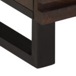 vidaXL Nočné stolíky 2 ks 40x34x46 cm masívne mangovníkové drevo – Obrázok 9