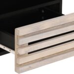 vidaXL Nočný stolík 40x33x46 cm masívne bielené mangovníkové drevo – Obrázok 7