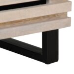 vidaXL Nočný stolík 40x33x46 cm masívne bielené mangovníkové drevo – Obrázok 8