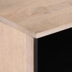 vidaXL TV skrinka 100x34x46 cm, mangový masív – Obrázok 7