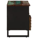 vidaXL TV skrinka 100x34x46 cm, akáciový masív – Obrázok 4