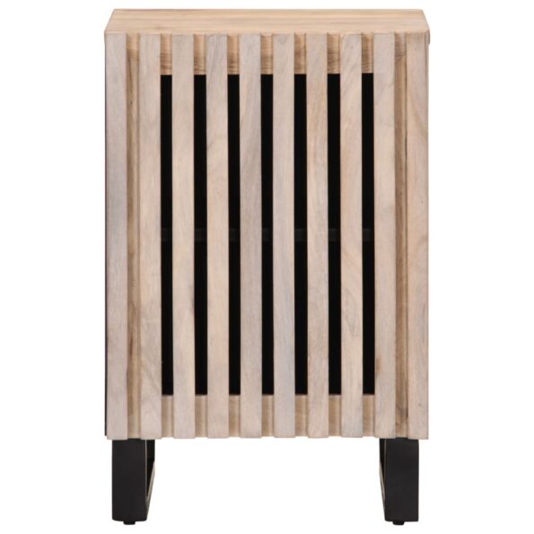 vidaXL Kúpeľňová skrinka 38x34x58 cm masívny mangovník – Obrázok 2