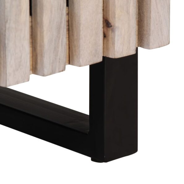 vidaXL Kúpeľňová skrinka 38x34x58 cm masívny mangovník – Obrázok 8