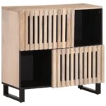 vidaXL Komoda 80x34x75 cm mangovníkový masív