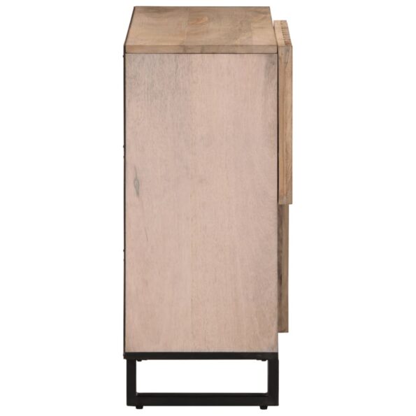 vidaXL Komoda 80x34x75 cm mangovníkový masív – Obrázok 4