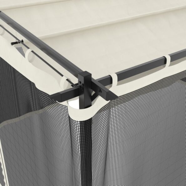 VXL8721012490499_g_en_hd_5.jpg vidaXL Altánok so sieťovými stenami krémový 4x3 m oceľ – Obrázok 7