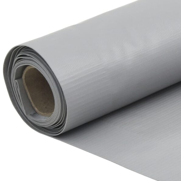 vidaXL Záhradná tieniaca fólia sivá 500x90 m PVC – Obrázok 5