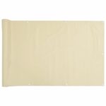 vidaXL Záhradná tieniaca fólia krémová 500x90 m PVC – Obrázok 2