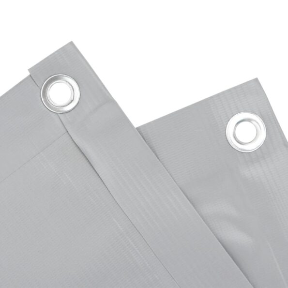 vidaXL Záhradná tieniaca fólia sivá 800x120 m PVC – Obrázok 4