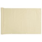 vidaXL Záhradná tieniaca fólia krémová 300x120 m PVC – Obrázok 2