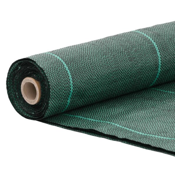 vidaXL Membrána proti burine zelená 1x100 m PP – Obrázok 3