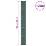 vidaXL Membrána proti burine zelená 1x100 m PP – Obrázok 8