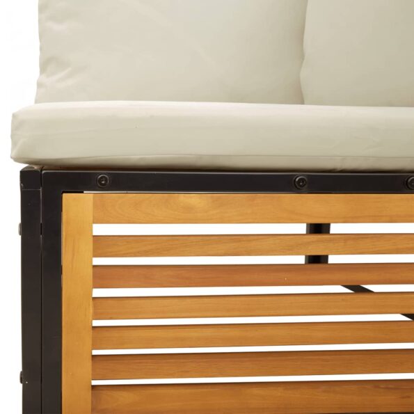 vidaXL 6-dielna záhradná sedacia súprava s vankúšmi akáciový masív – Obrázok 9