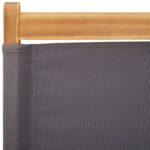 vidaXL Skladacie záhr. stoličky 8 ks antracitové látka a masívne drevo – Obrázok 9