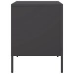 vidaXL Nočné stolíky 2 ks čierne 36x39x50,5cm oceľ – Obrázok 5