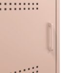 vidaXL Nočné stolíky 2 ks ružové 36x39x50,5 cm oceľ – Obrázok 12