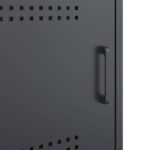 vidaXL Nočné stolíky 2 ks antracitové 36x39x50,5 cm oceľ – Obrázok 12