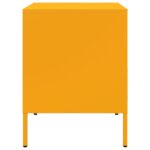 vidaXL Nočné stolíky 2 ks horčicovožlté 36x39x50,5 cm oceľ – Obrázok 7