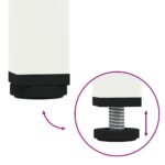 vidaXL TV skrinka biela 100,5x39x50,5 cm oceľ – Obrázok 11