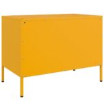 vidaXL TV skrinky 2 ks horčicovo-žlté 68x39x50,5 cm oceľ – Obrázok 9