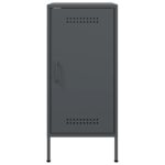 vidaXL Komody 2ks antracitové 36x39x79 cm oceľ valcovaná za studena – Obrázok 7
