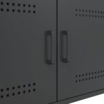 vidaXL Konferenčný stolík čierny 68x50x50,5 cm oceľ valc. za studena – Obrázok 10