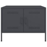 vidaXL Konferenčný stolík antracit 68x50x50,5 cm oceľ – Obrázok 5