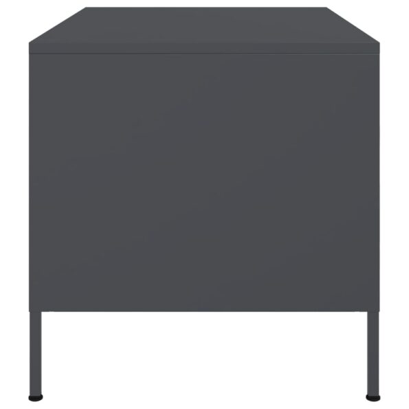 vidaXL Konferenčný stolík antracit 68x50x50,5 cm oceľ – Obrázok 6